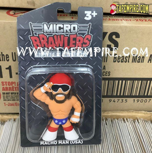 Micro Brawlers Limited Edition Macho Man (USA) WWF WWE WCW