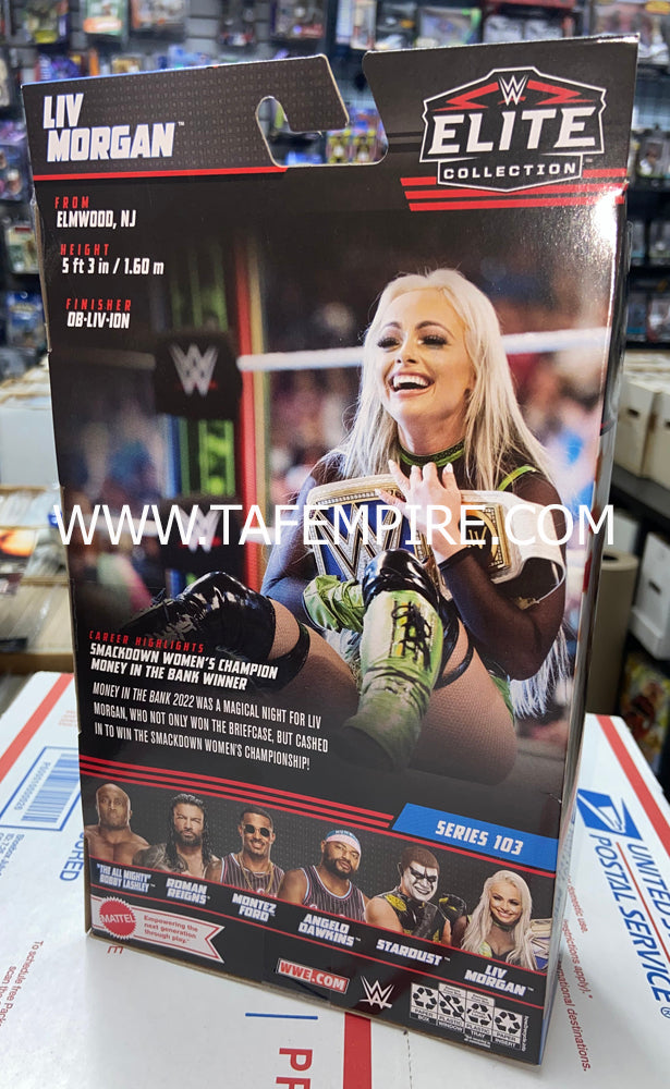 Wwe Liv Morgan Elite Series 103 Action Figure Money In The Bank Mattel Theyre Action Figures 0024