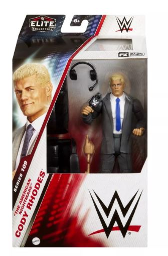 WWE Wrestling Elite Collection Series 109 Cody Rhodes Action Figure 5/22/24 Wednesday