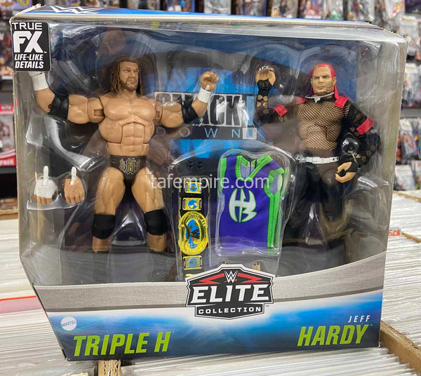 WWE Mattel Elite Jeff Hardy Triple H 2-Pack Smackdown Wrestling Action Figures