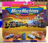 1997 Vintage Micro Machines #7 MUSTANGS - # 75030 by Galoob rare HTF