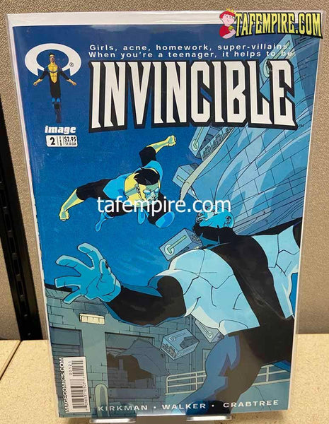 Invincible #2 (2003) 1st Atom Eve Kirkman Amazon low print VF or better