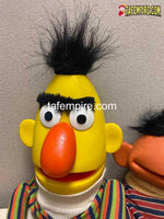 Vintage 1970’s Bert and Ernie Muppet Hand Puppets Sesame Street Vinyl Cloth