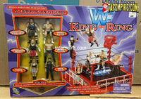 WWF Jakks Pacific KING OF RING Action Ring And figure set