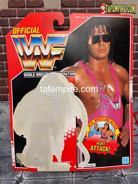 WWF Hasbro Red Card Bret Hitman Hart Wrestling Figure WWE Vintage Card only