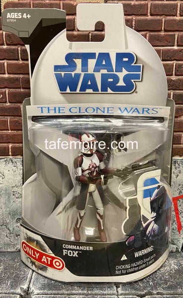 Star Wars The Clone Wars Commander Fox Action Figure Target Exclusive NEW 2008