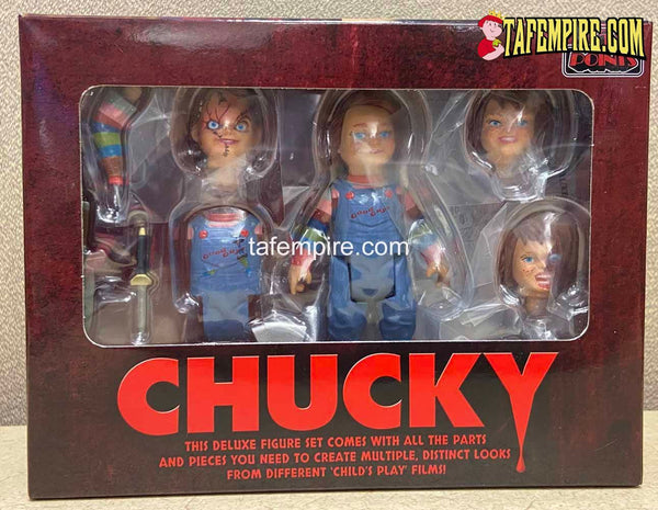 Mezco 5 Points Chucky Deluxe Figure Set Child's play