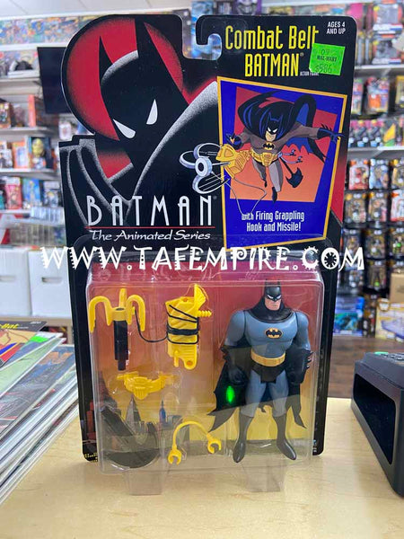 1992 Kenner Batman The Animated Series Combat Belt Batman Action Figure MOC