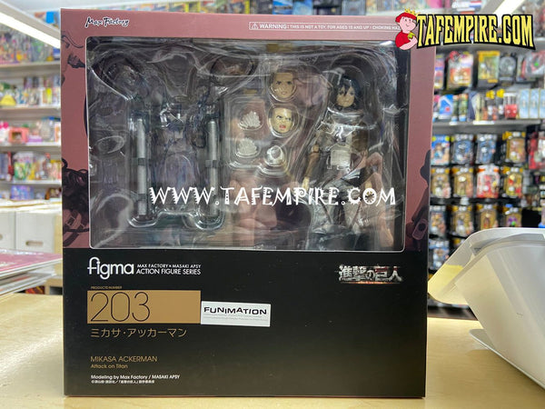 Figma Max Factory Attack On Titan: Mikasa Ackerman Action Figure Number #203