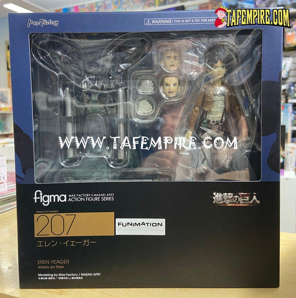 Attack on Titan Eren Yeager Figma Max Factory Action Figure Number 207