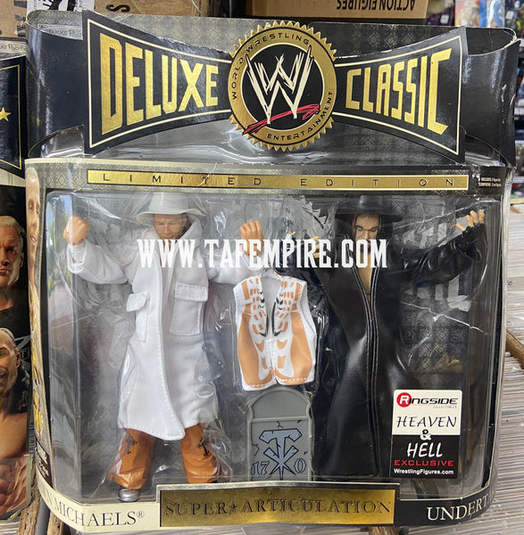 WWE Deluxe Classic Superstars 2 Pack Shawn Michaels Vs Undertaker Heaven & Hell