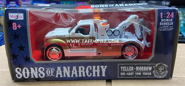 Maisto Sons Of Anarchy Teller Morrow Die Cast Tow Truck 1:24 Scale