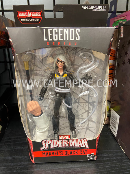 Marvel Legends Black Cat Spider-Man Kingpin BAF Build-A-Figure Action Figure