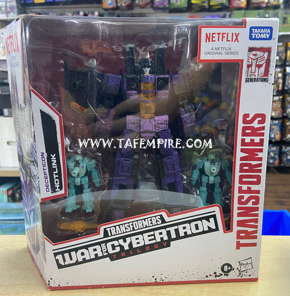 Transformers War For Cybertron Netflix HOTLINK New Jet Figure WFC Siege