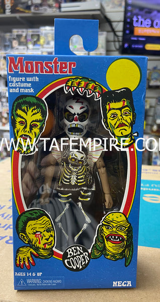 NECA Ben Cooper Skeleton Monster Halloween Costume Mask Figure