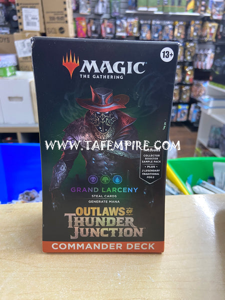 The Gathering Outlaws of Thunder Junction Commander Deck Grand Larceny For Magic