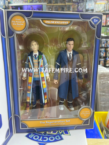 Doctor Who 13th & 14th Regeneration Figure Set Power Of The Doctor MIB Ltd Ed