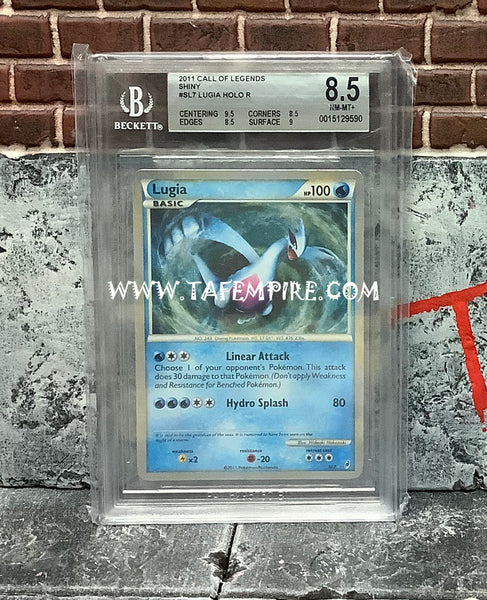 BGS 8.5 NM/M Lugia SL7 Call of Legends Shiny Holo Rare Pokémon Card 2011