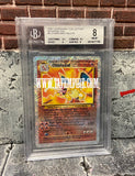 2002 Pokemon Legendary Collection Charizard REVERSE FOIL HOLO 3/110 - BGS 8