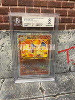 2002 Pokemon Legendary Collection Charizard REVERSE FOIL HOLO 3/110 - BGS 8