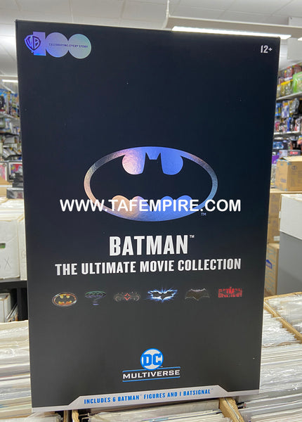 Batman The Ultimate Movie Collection WB 100 DC Multiverse 6-Pack 7" Figures