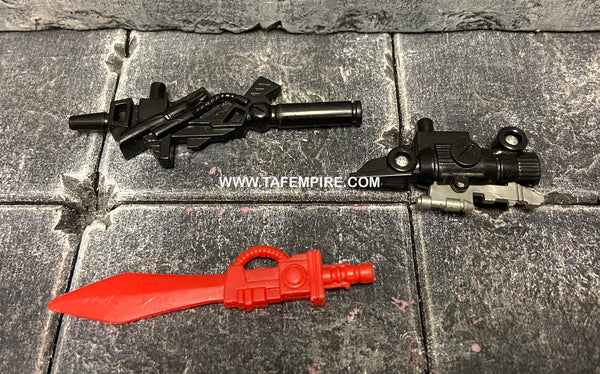 Vintage G1 Transformers Dinobots Sludge Accessory Weapon Lot launcher Sword Gun