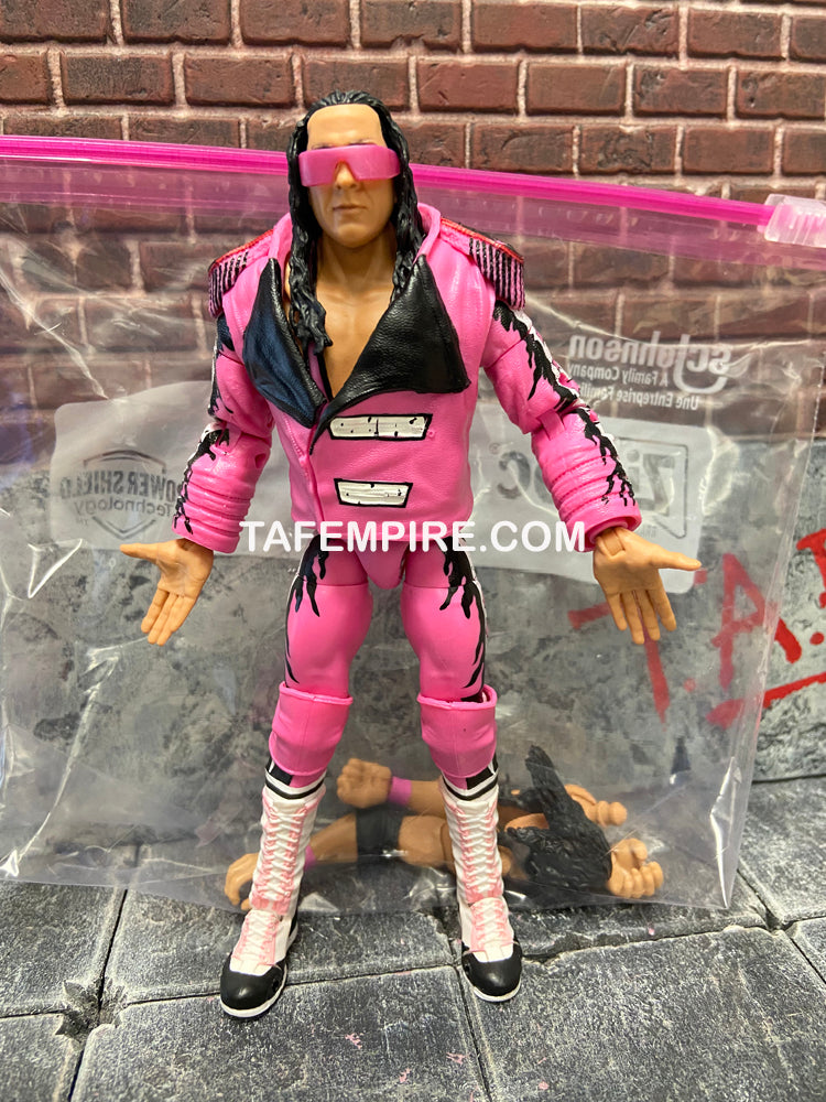 WWF Bret 'Hit Man' Hart フィギュア Amazon.com: Mattel Bret “Hit Man” Hart WrestleMania Action