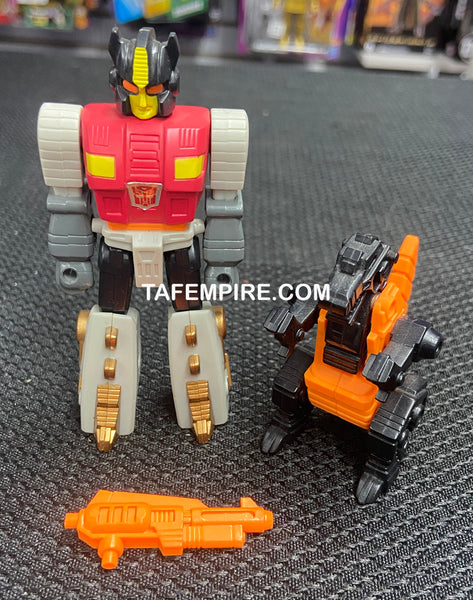 Snarl w/ Tyrannitron Transformers G1 Action Masters Figure Complete 1990