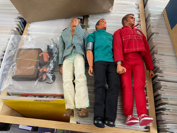 six million dollar man figure lot Oscar Goldman Maskatron