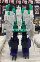 Transformers Titans Return Leader Class Sixshot and Revolver Hasbro Complete