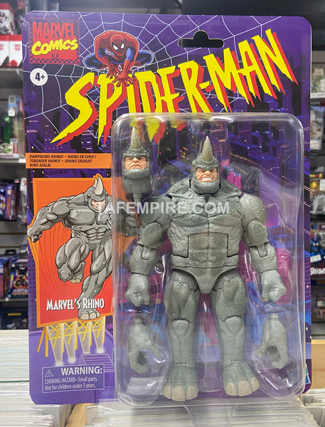 Marvel Legends Spider-Man Retro Collection Rhino 6 Action Figure new
