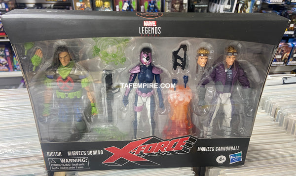 Marvel Legends Exclusive X-Force 3-Pack – Domino, Rictor & Cannonball
