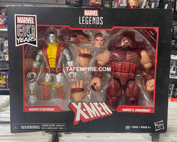 Marvel Legends Colossus & Juggernaut X-Men 2-Pack 80th Anniversary Hasbro