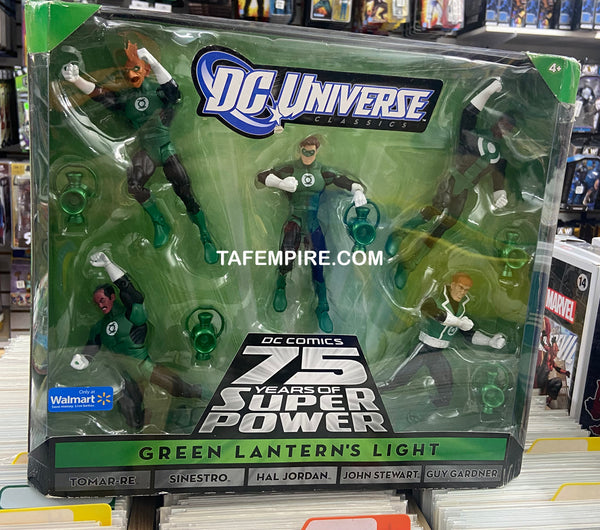 Green Lantern Walmart Exclusive Set DC Universe Classics 5 Pack Figures 6"