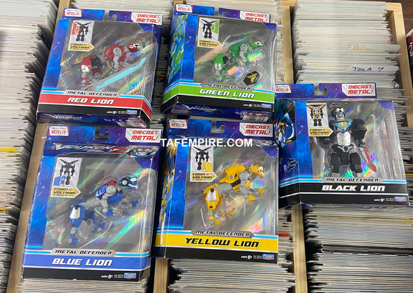 Voltron Legendary Defender Metal Defender Complete Set Of 5 Lions