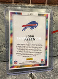 2024 Panini Obsidian Josh Allen #25 ColorBlast Case Hit SSP Bills