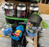 Funko Soda Cooler TMNT Black Light 6 Pack W/ leo Chase LE 1600 OPENED