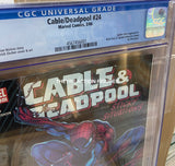 CGC 9.6 Cable & Deadpool 24 2006 1st meeting Spider-man MCU Key Book HTF NM+