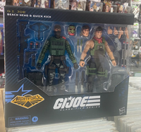 G.I. Joe Classified Night Force Beach Head, Quick Kick 2-pack. New/Sealed #164