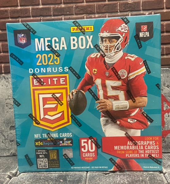 🔥 2025 Panini Donruss Elite NFL Football Factory Sealed Mega Box 🔥