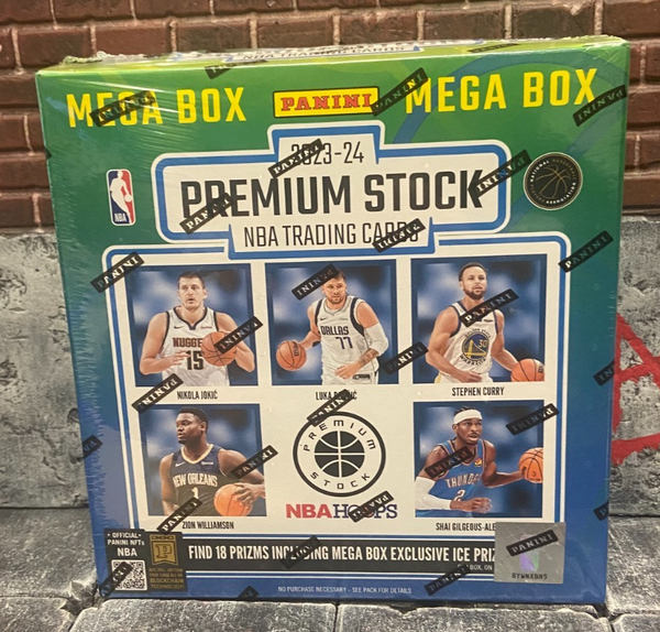 2023-24 Panini Hoops Premium Stock Basketball Factory Sealed Mega Box