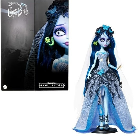 Monster High Tim Burton's Corpse Bride Emily Skullector Doll New in HAND