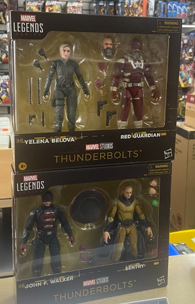 Marvel Legends Thunderbolts John Walker & Sentry / Yelena & Red Guardian