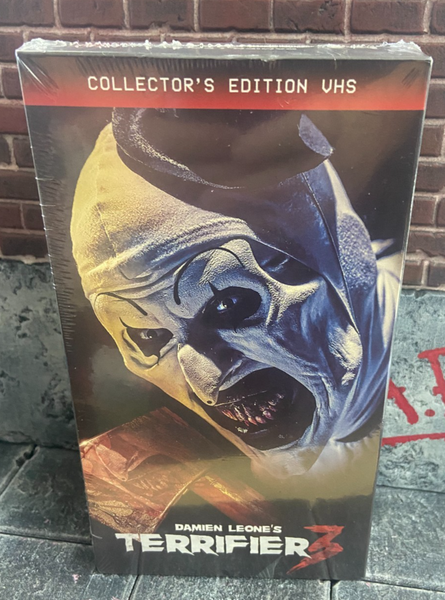 Damien Leone's Terrifier 3 Collector's Edition VHS 2 VHS's - 2024 NEW Sealed
