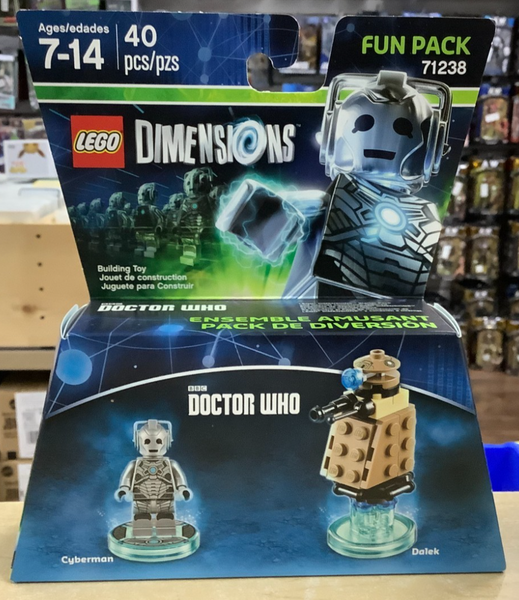 LEGO DIMENSIONS: Fun Pack (71238) Doctor Who Cyberman & Dalek (NEW in Box)