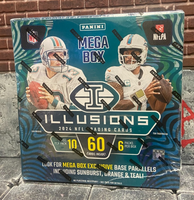 2024 PANINI ILLUSIONS NFL  Football MEGA BOX 60 Trading Cards NEW SEALED