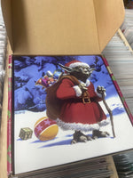 Yoda Sideshow Star Wars Holiday 1:6 scale figure new and complete