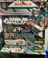 2024 Panini Prizm NFL Football Mega Box Factory Sealed Neon Green Pulsar Prizms