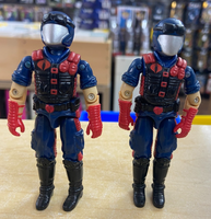 1986 COBRA VIPER V1  ONLY LOT OF 2 G.I. JOE A REAL AMERICAN HERO