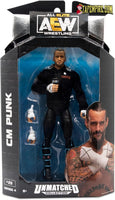 CM Punk - AEW Unmatched Series 4 Jazwares Toy Wrestling Action Figure
